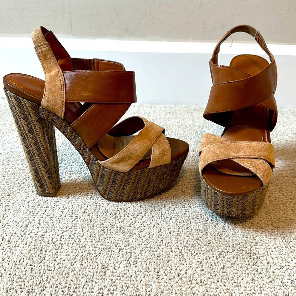 Jessica Simpson 5 1/2 inch heel with platform in front
